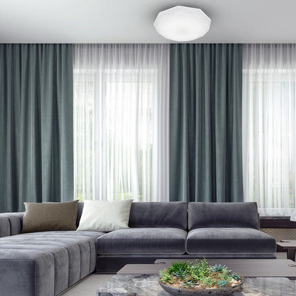 Hex Ceiling Lamp 50cm Great Value LED Light Source Included