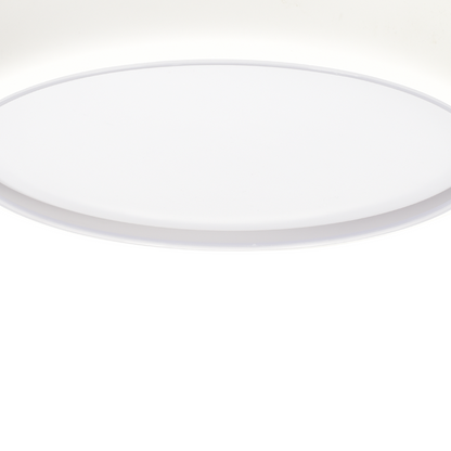 Gea LED Ceiling Lamp In White 39cm Remote Control Included