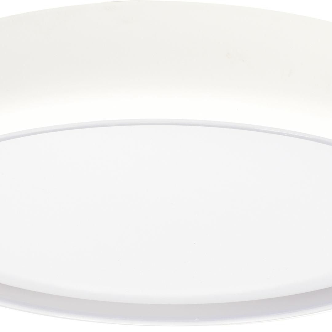 Gea LED Ceiling Lamp In White 39cm Remote Control Included