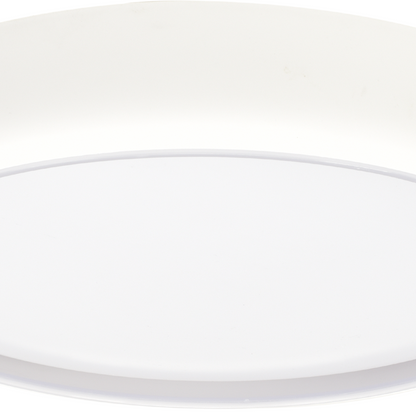 Gea LED Ceiling Lamp In White 39cm Remote Control Included