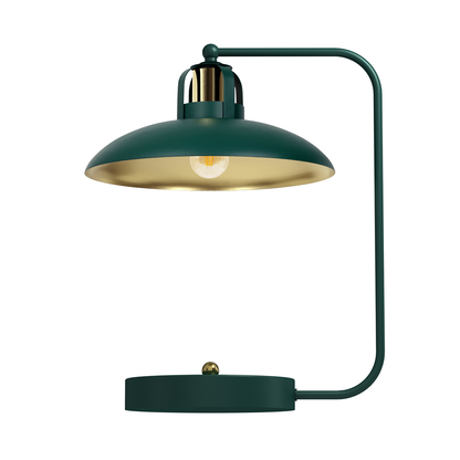 Felix Designer Table Lamp Hand Made Green And Gold