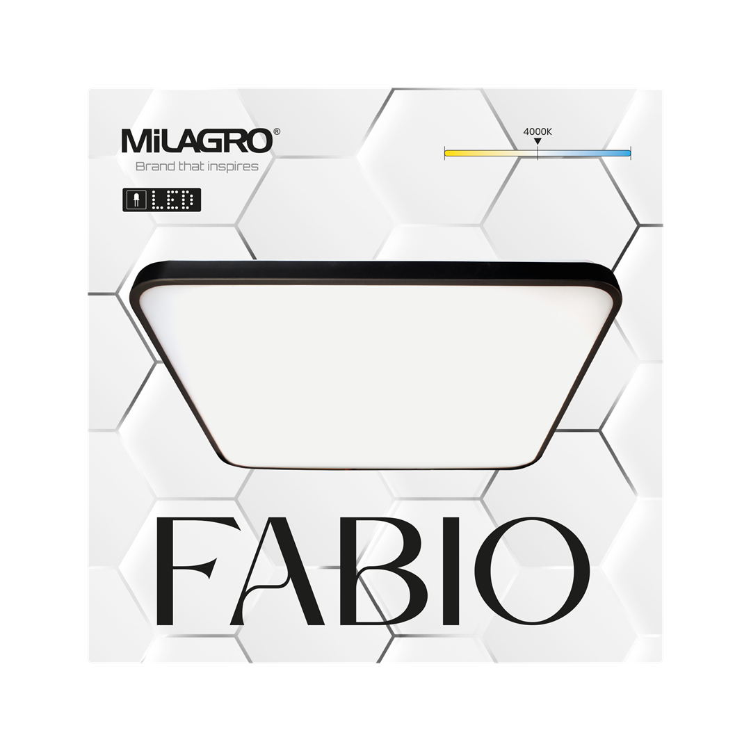 Fabio White Led Ceiling Lamp 47cm Great Value