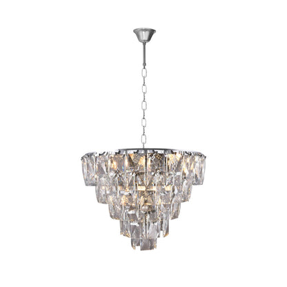 Chelsea Chandelier 50cm Crystal And Chrome Centrepiece