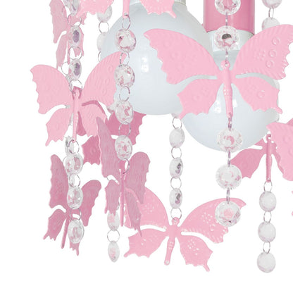 Angelica Baby Pink Ceiling Lamp Hand Made