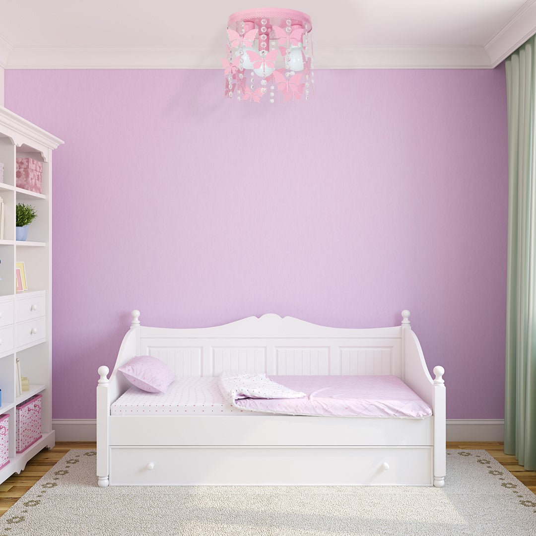 Angelica Baby Pink Ceiling Lamp Hand Made
