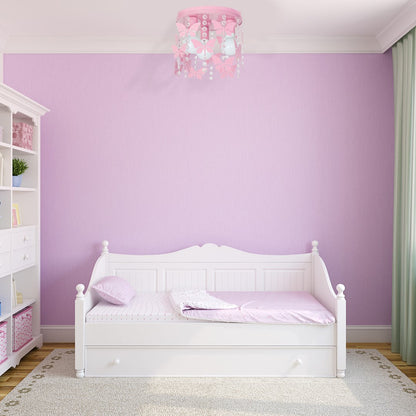 Angelica Baby Pink Ceiling Lamp Hand Made