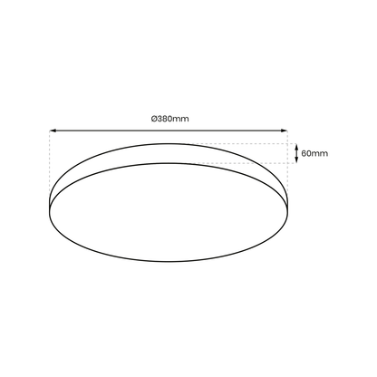 Allister LED Ceiling Light 38cm Full Remote Control
