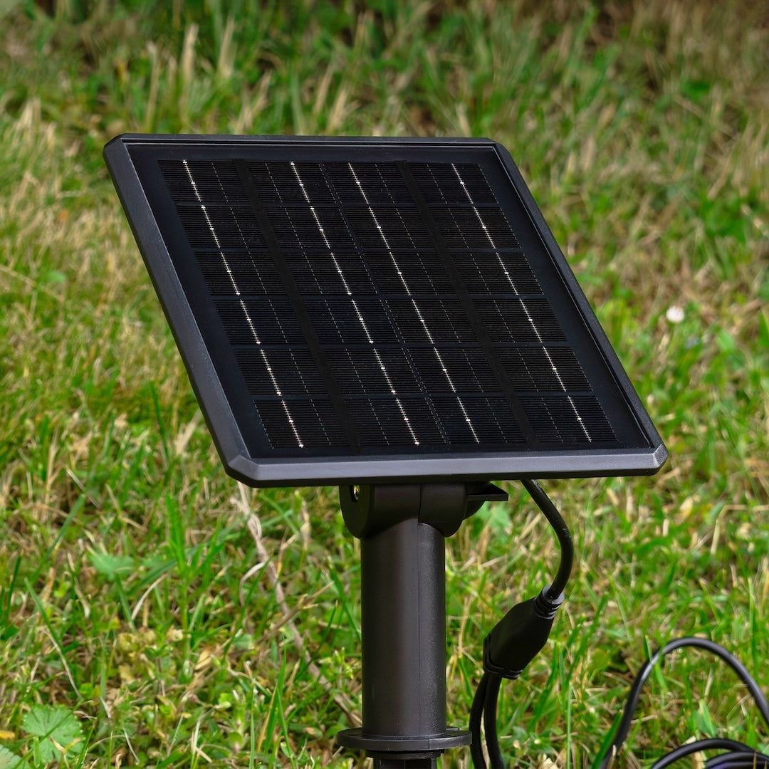 Rings Solar Lamp 2X1.5W 2X25Lm 3000K Black