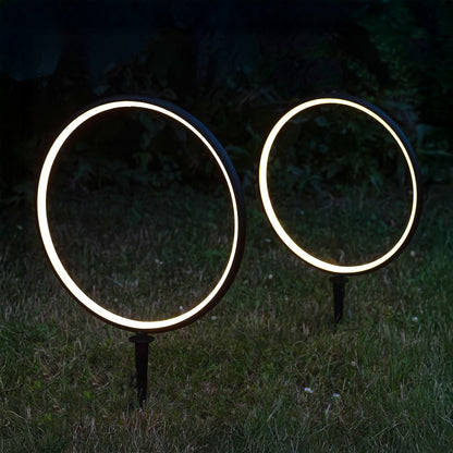 Rings Solar Lamp 2X1.5W 2X25Lm 3000K Black