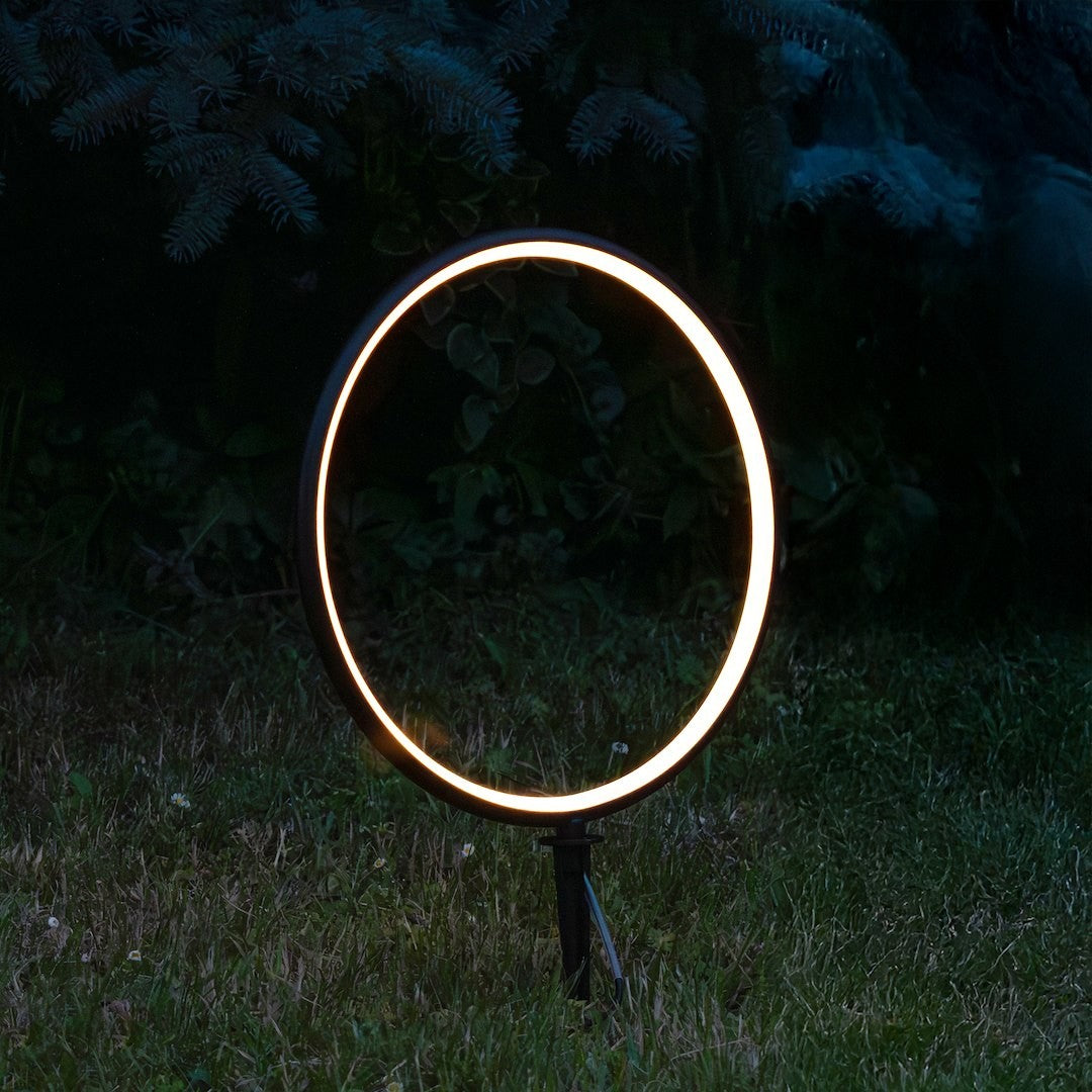 Rings Solar Lamp 2X1.5W 2X25Lm 3000K Black