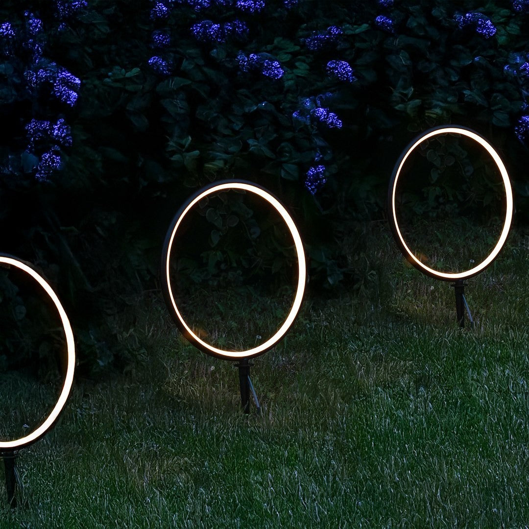 Rings Solar Lamp 2X1.5W 2X25Lm 3000K Black