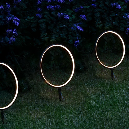 Rings Solar Lamp 2X1.5W 2X25Lm 3000K Black