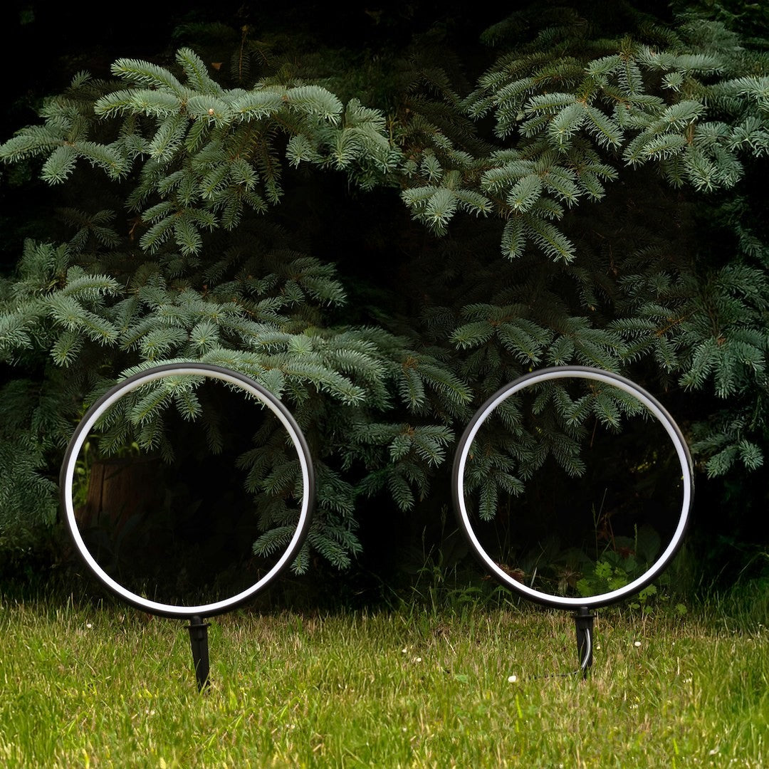 Rings Solar Lamp 2X1.5W 2X25Lm 3000K Black