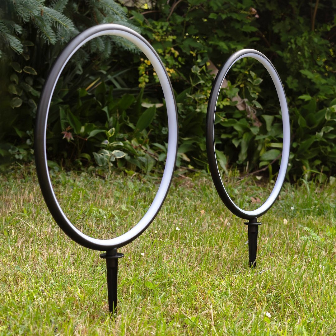 Rings Solar Lamp 2X1.5W 2X25Lm 3000K Black