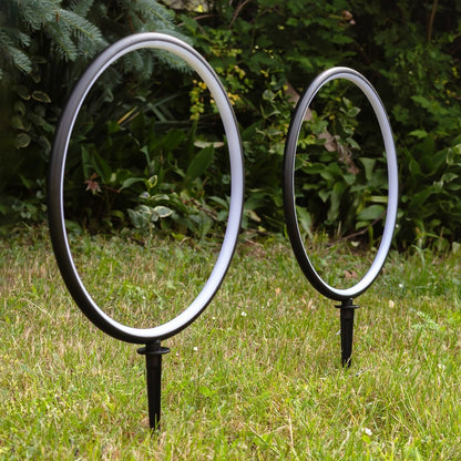 Rings Solar Lamp 2X1.5W 2X25Lm 3000K Black