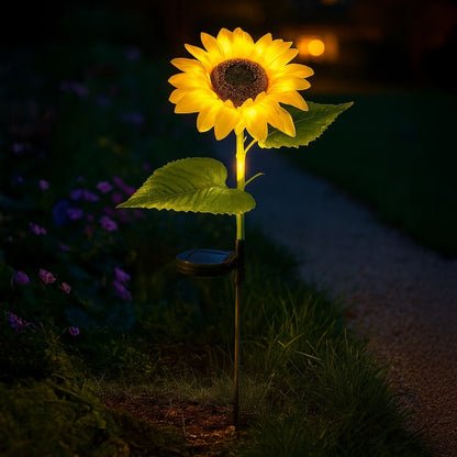 Sunflower Solar Lamp 3000K Ip44 Multicolour