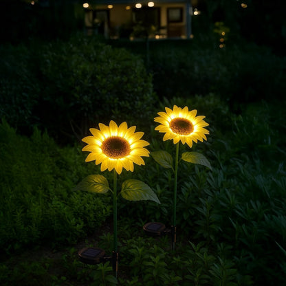 Sunflower Solar Lamp 3000K Ip44 Multicolour