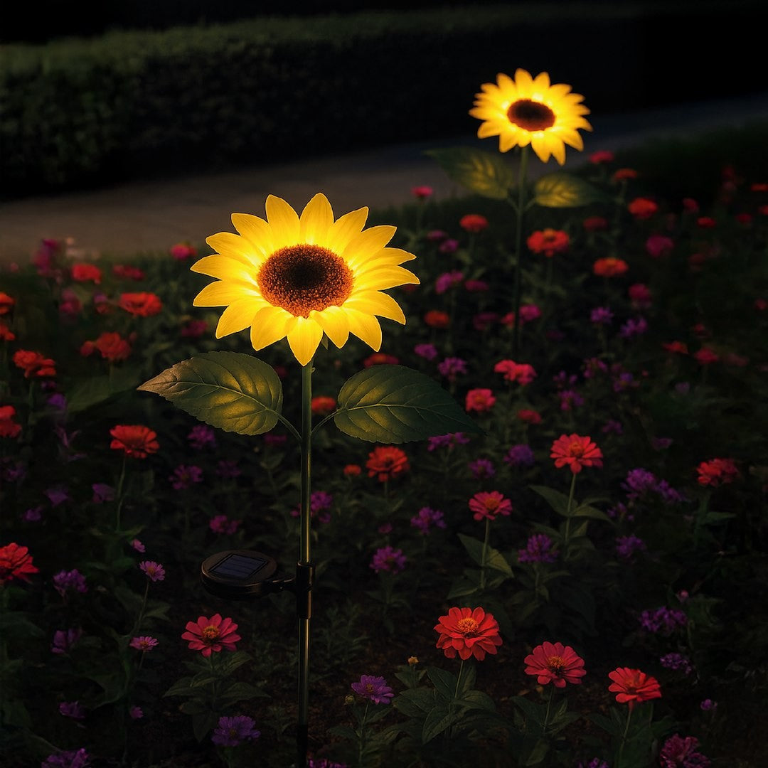 Sunflower Solar Lamp 3000K Ip44 Multicolour