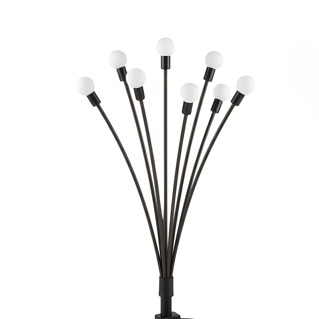 Solar Lamp Multi 8 3000K Ip44 2 Pcs Black