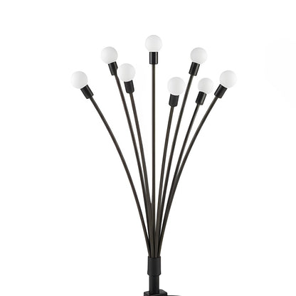 Solar Lamp Multi 8 3000K Ip44 2 Pcs Black