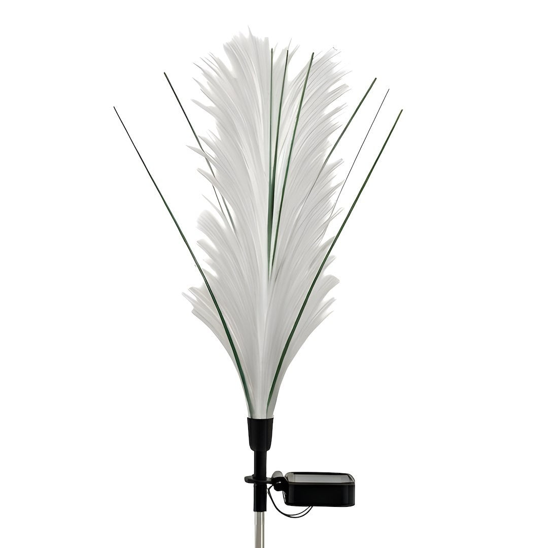 Fiber Solar Lamp 3000K Ip44 White + Green