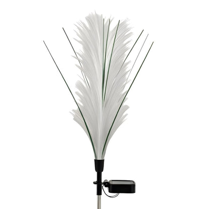 Fiber Solar Lamp 3000K Ip44 White + Green