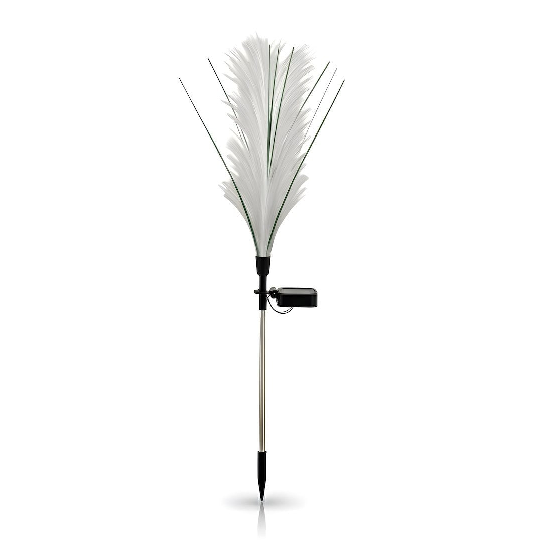 Fiber Solar Lamp 3000K Ip44 White + Green
