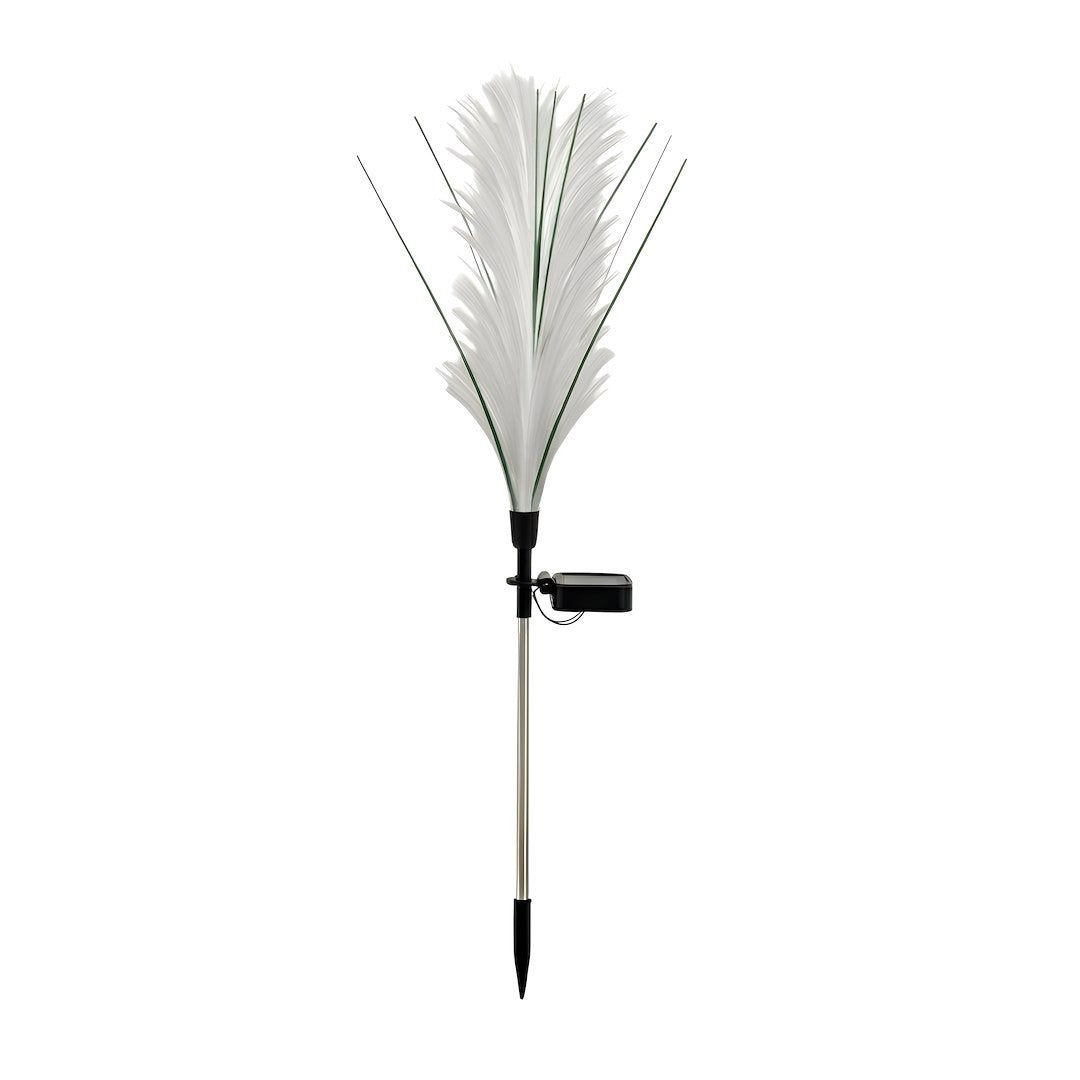 Fiber Solar Lamp 3000K Ip44 White + Green