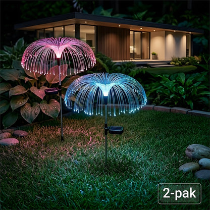 Solar Umbrella Lamp Rgb Ip44 2Pcs Transparent