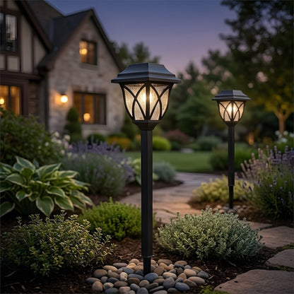 Solar Lawn Lamp 3000K Ip44 Black