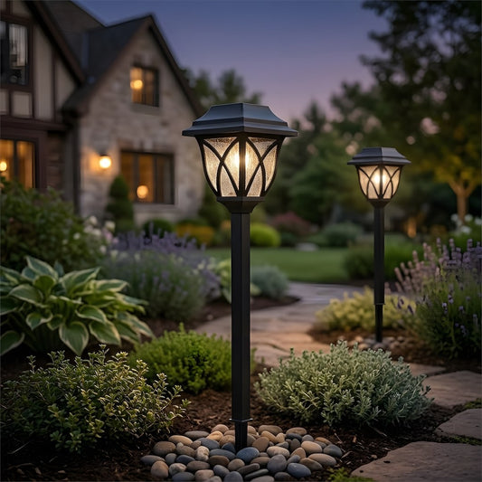 Solar Lawn Lamp 3000K Ip44 Black