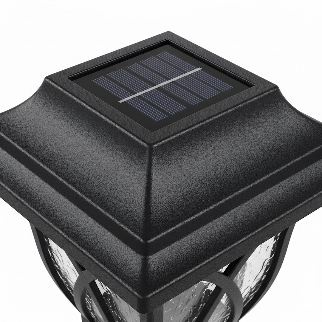 Solar Lawn Lamp 3000K Ip44 Black