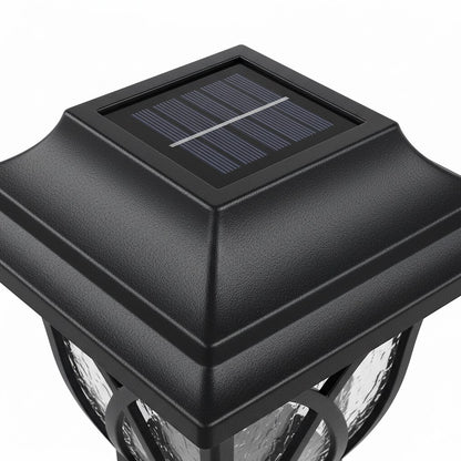 Solar Lawn Lamp 3000K Ip44 Black