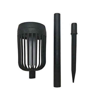Flame Solar Lamp 1800K Ip44 Black