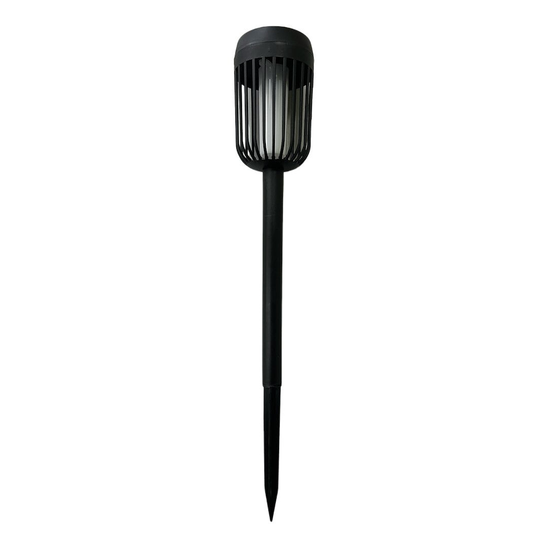 Flame Solar Lamp 1800K Ip44 Black