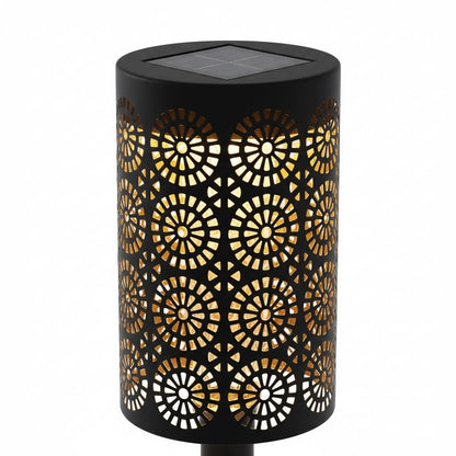Solar Lamp Decor 3000K Ip44 4Pcs Black