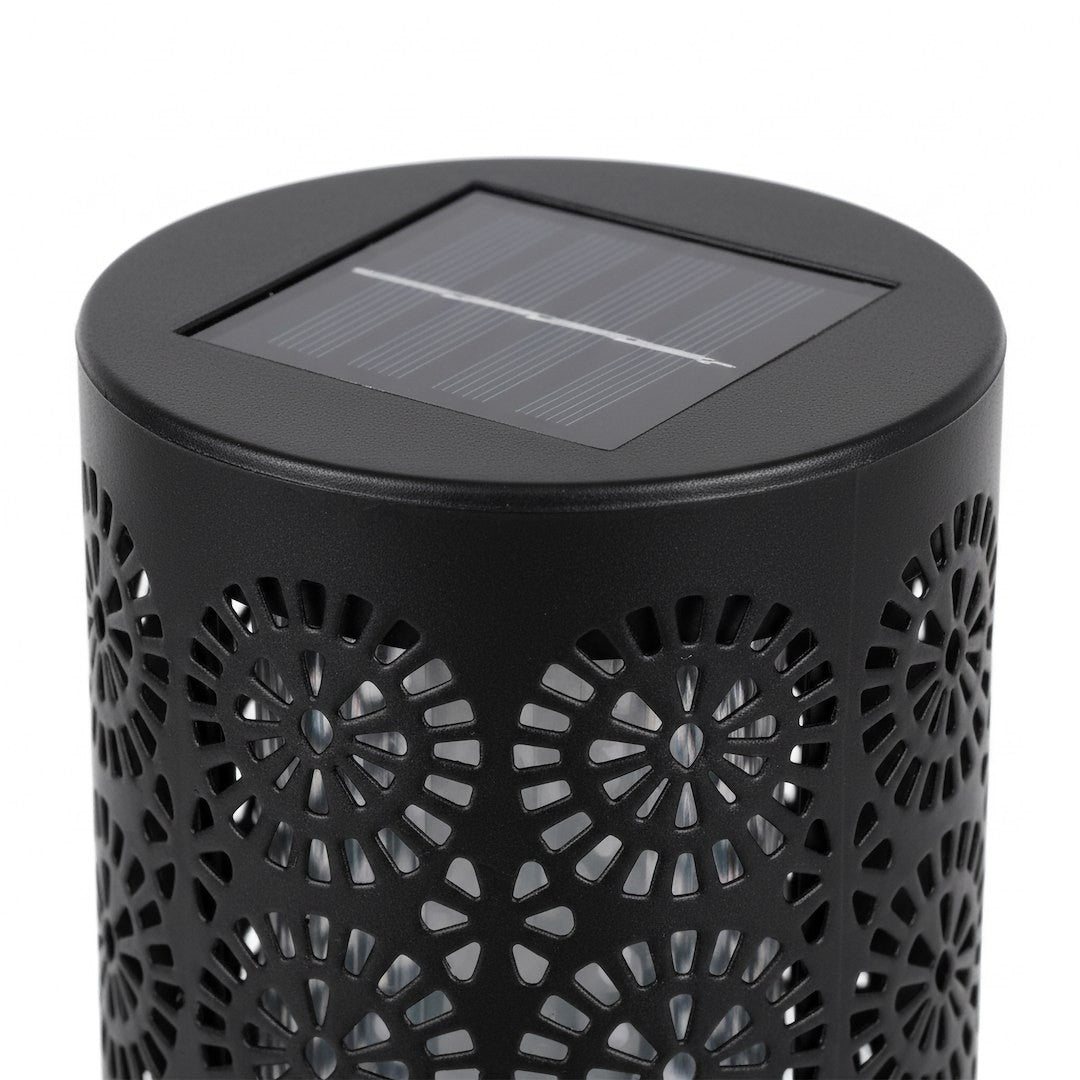 Solar Lamp Decor 3000K Ip44 4Pcs Black