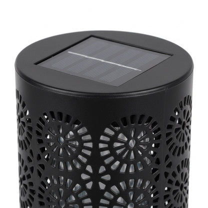 Solar Lamp Decor 3000K Ip44 4Pcs Black