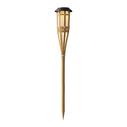 Bamboo Solar Lamp 1800K Ip44 Bamboo