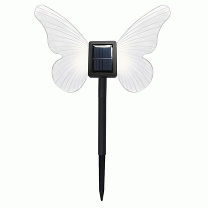 Butterfly Solar Lamp 3000K Ip44 Transparent