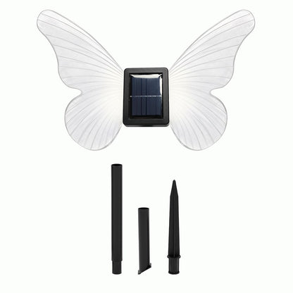 Butterfly Solar Lamp 3000K Ip44 Transparent