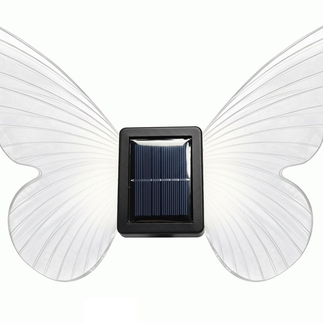 Butterfly Solar Lamp 3000K Ip44 Transparent