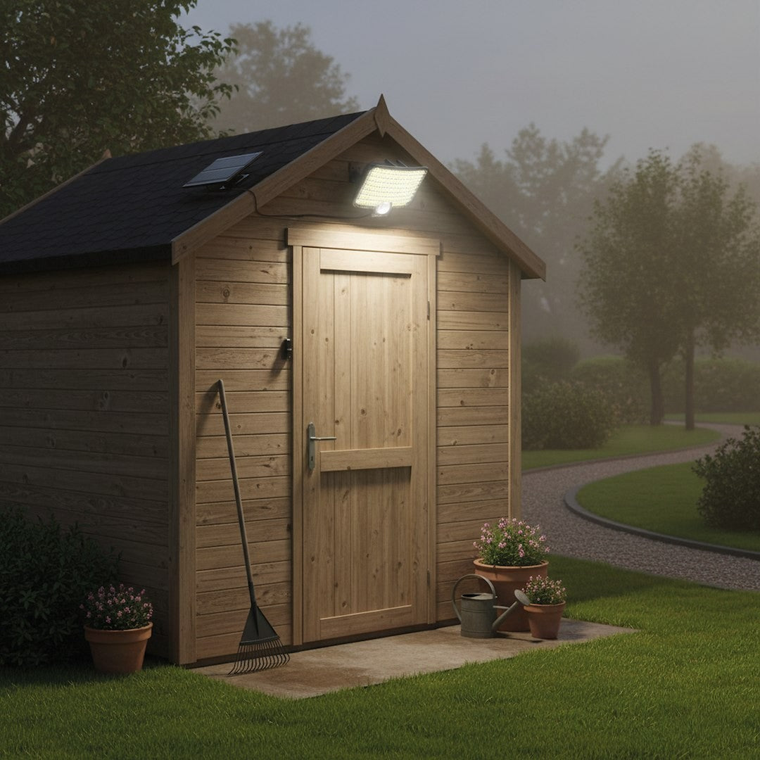 Alex Solar Floodlight 600Lm 4000K Ip44 Black