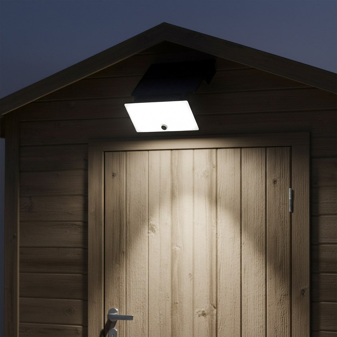 Fuji Solar Floodlight 800Lm 4000K Ip44 Black