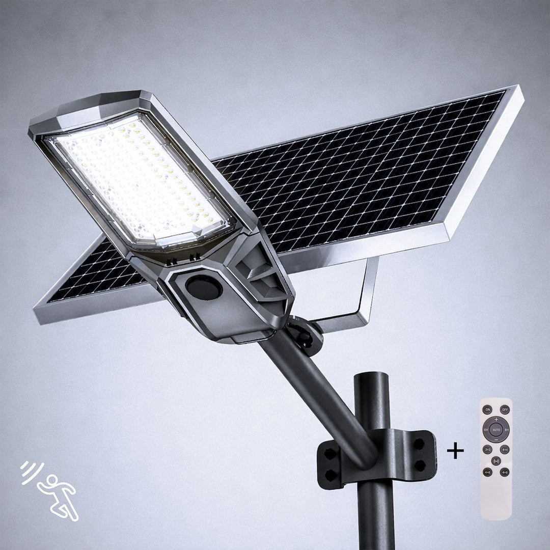 Kobra Ii Solar Lamp 400W 2400Lm 4000K Ip65 Grey