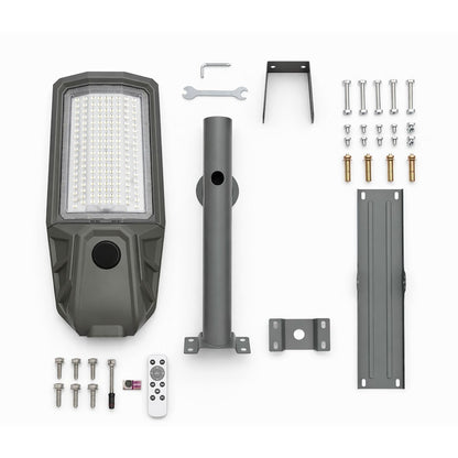 Kobra Ii Solar Lamp 400W 2400Lm 4000K Ip65 Grey