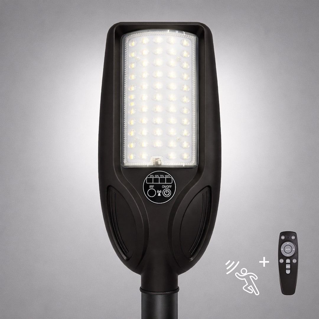 Venice Solar Lamp 50W 450Lm 4000K Ip65 Black