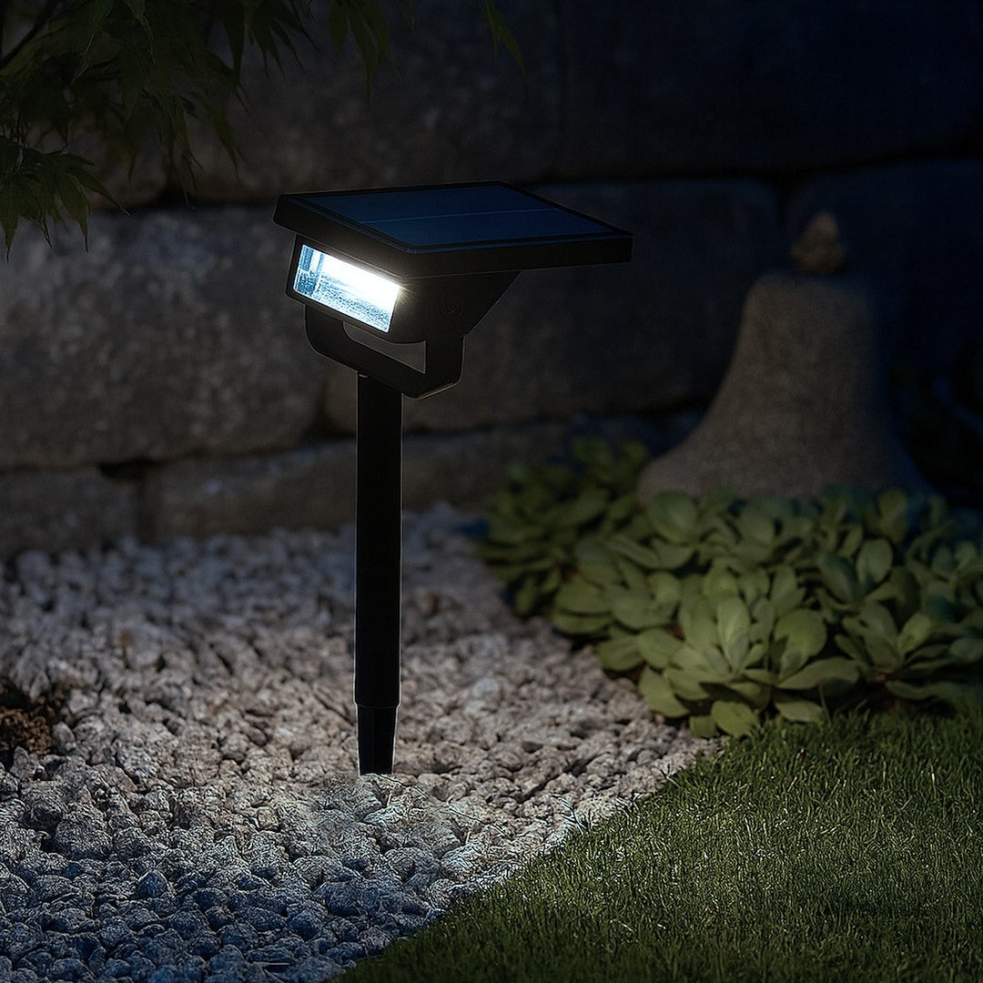 Solar Lamp Point 70Lm 8000K Ip44 Black