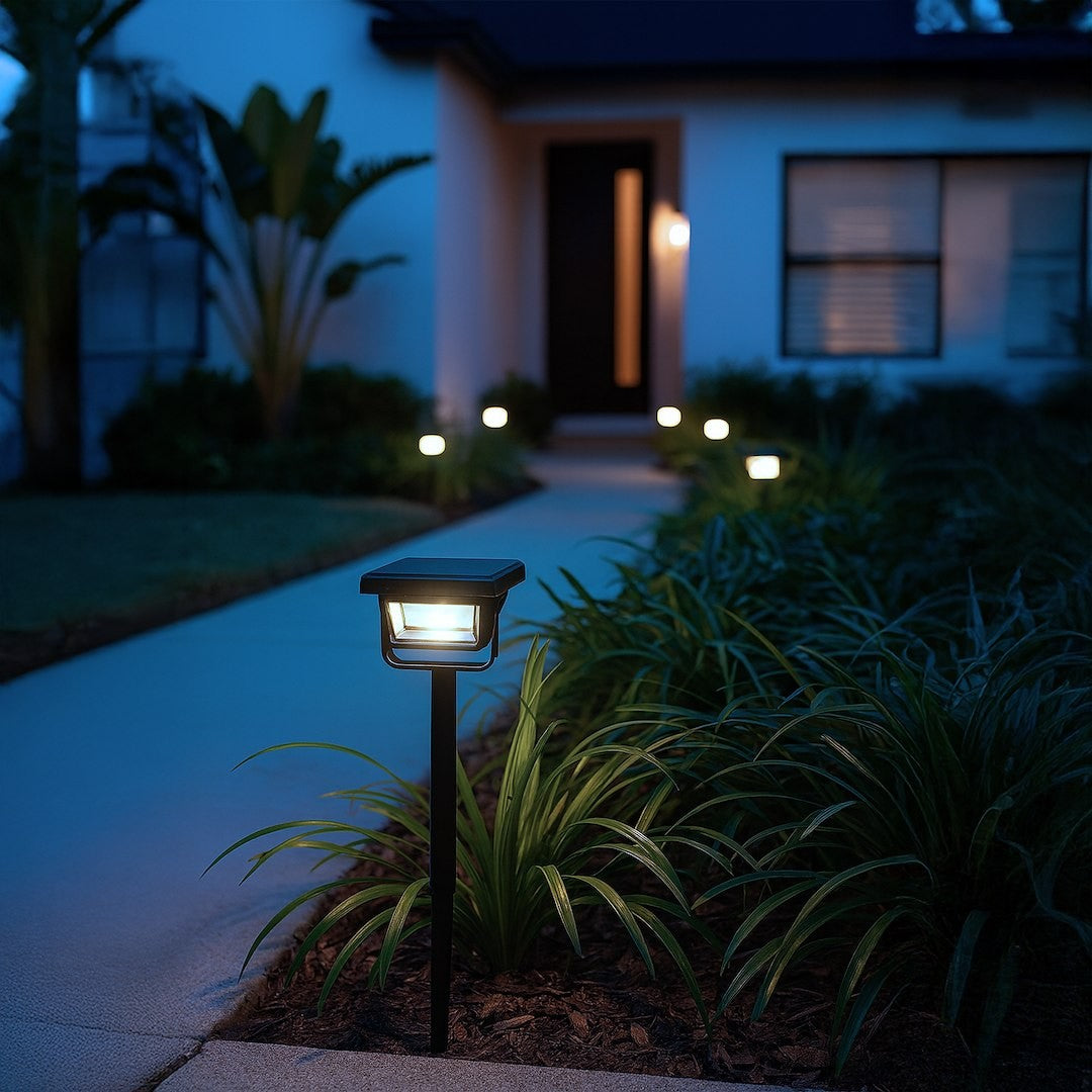 Solar Lamp Point 70Lm 8000K Ip44 Black