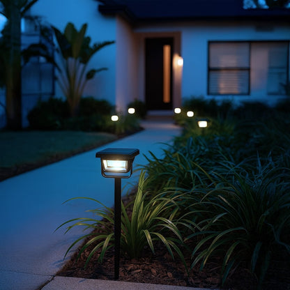 Solar Lamp Point 70Lm 8000K Ip44 Black